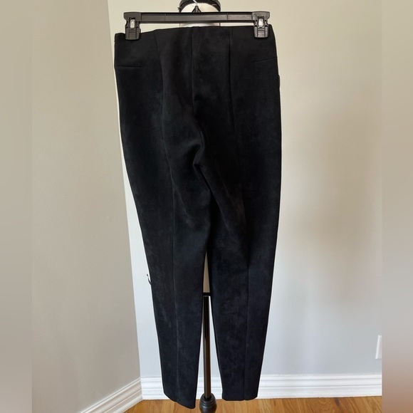 Zara Basic size small faux suede pants black - Picture 3 of 12